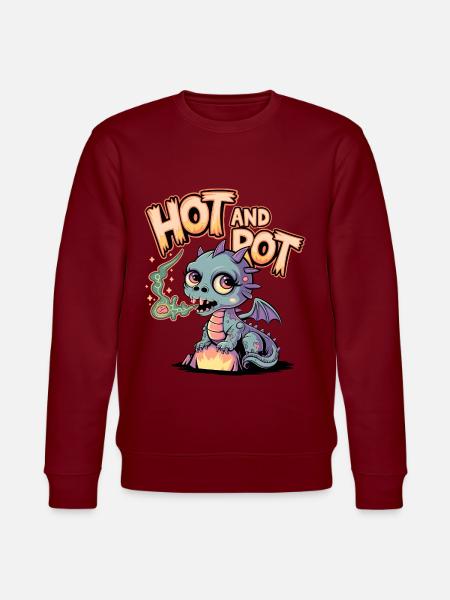 Chaud et pourri - Sweat bio CHANGER Stanley/Stella Unisexe - bordeaux