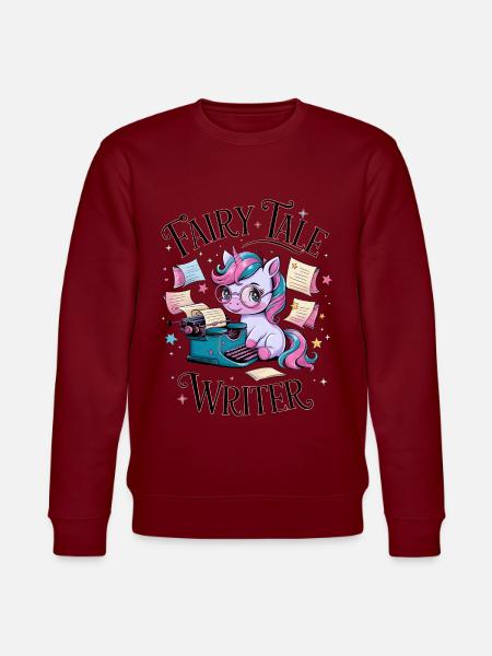 Fairy Tale Writer - Stanley/Stella CHANGER Unisex Organic Sweatshirt - burgundy