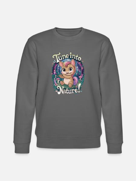 Tune Into Nature! - Stanley/Stella CHANGER Unisex Organic Sweatshirt - anthracite