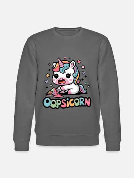 Oopsicorn - Sweat bio CHANGER Stanley/Stella Unisexe - charbon