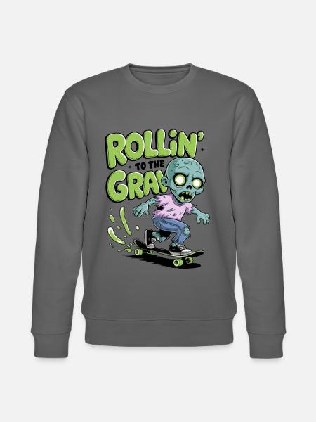 Rollin zum Grab - Stanley/Stella Unisex Bio-Sweatshirt CHANGER  - Anthrazit