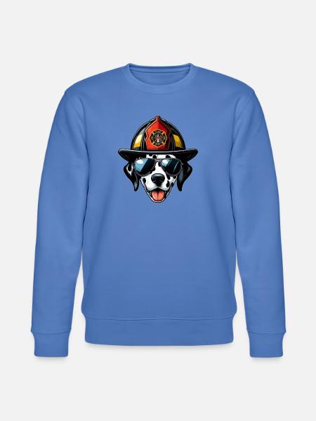 Dalmatiens des pompiers - Sweat bio CHANGER Stanley/Stella Unisexe - bleu