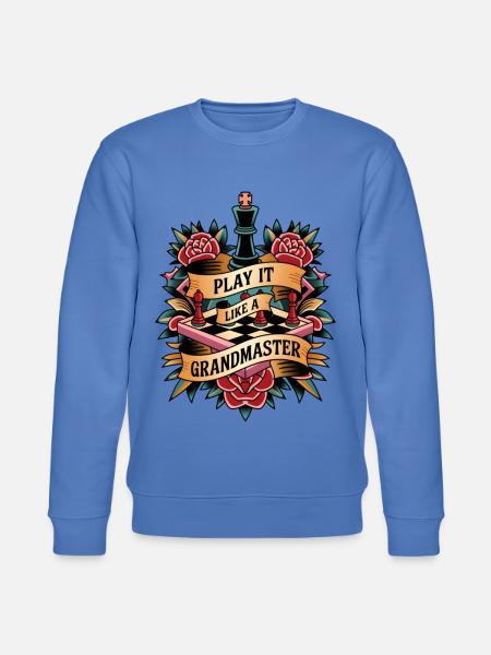 Play It Like A Grandmaster - Stanley/Stella CHANGER Unisex Organic Sweatshirt - bright blue