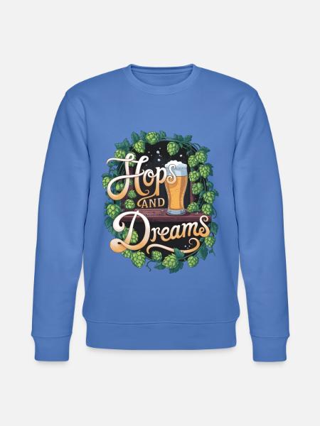 Hops And Dreams - Stanley/Stella CHANGER Unisex Organic Sweatshirt - bright blue