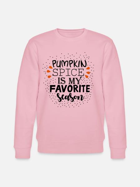 Kürbis Kürbiszeit Herbst Geschenk - Stanley/Stella Unisex Bio-Sweatshirt CHANGER - Hellrosa