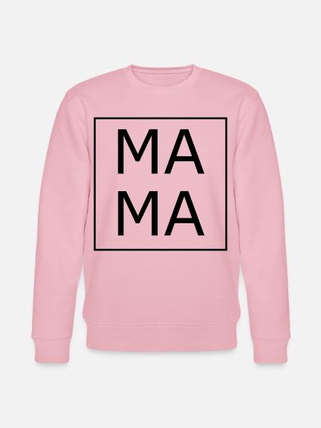 Mama Mama - Stanley/Stella Unisex Bio-Sweatshirt CHANGER  - Hellrosa