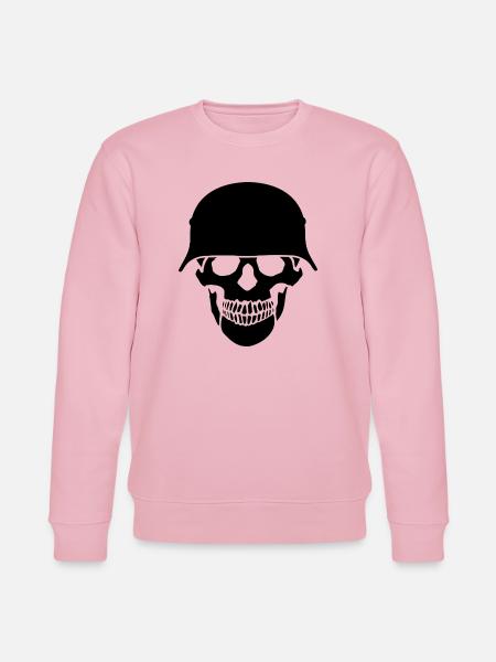 Schädelhelm / Schädelperlen - Stanley/Stella Unisex Bio-Sweatshirt CHANGER - Hellrosa