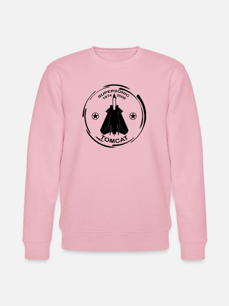 Plane F14 Tomcat - Stanley/Stella CHANGER Unisex Organic Sweatshirt - cotton pink