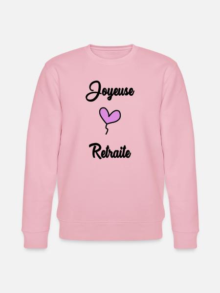 RETIREMENT. RETIREMENT. RETIRED. RETIREMENT - Stanley/Stella CHANGER Unisex Organic Sweatshirt - cotton pink