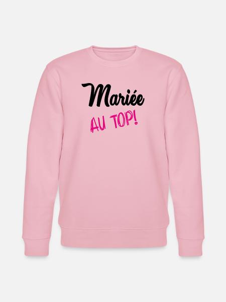 MARRIAGE - Stanley/Stella CHANGER Unisex Organic Sweatshirt - cotton pink
