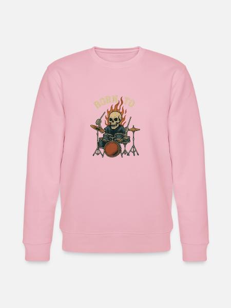 Né pour tambouriner - Sweat bio CHANGER Stanley/Stella Unisexe - rose pâle