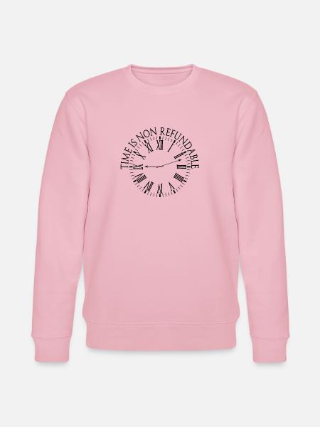 Le temps n’est pas remboursable - Sweat bio CHANGER Stanley/Stella Unisexe - rose pâle