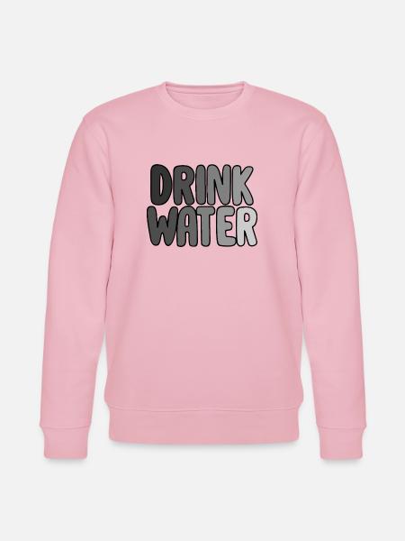 Drink Water - Stanley/Stella Unisex Bio-Sweatshirt CHANGER  - Hellrosa