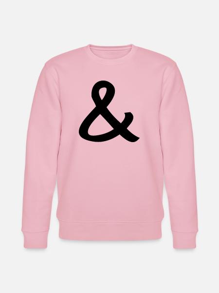 esperluette - Sweat bio CHANGER Stanley/Stella Unisexe - rose pâle