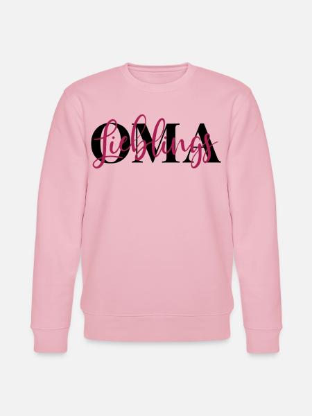 Lieblingsoma Oma - Stanley/Stella Unisex Bio-Sweatshirt CHANGER - Hellrosa