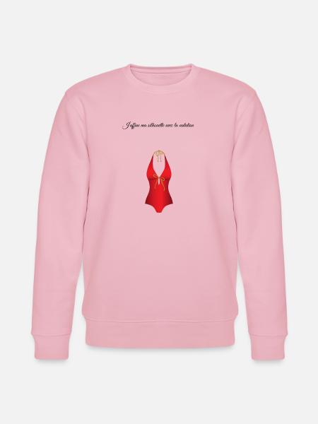 La piscine 1 - Sweat bio CHANGER Stanley/Stella Unisexe - rose pâle