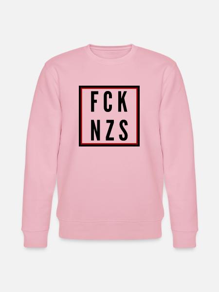 Fuck Naz*s - Stanley/Stella CHANGER Unisex Organic Sweatshirt - cotton pink