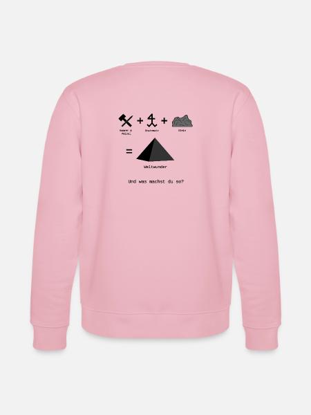 Weltwunder - Stanley/Stella Unisex Bio-Sweatshirt CHANGER - Hellrosa