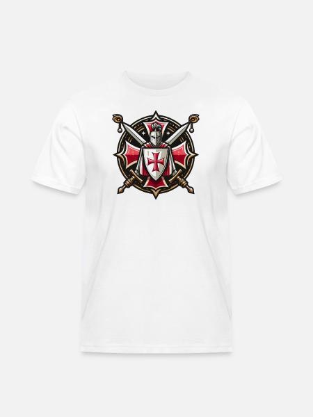 Knights templar - Men's Workwear T-Shirt - white