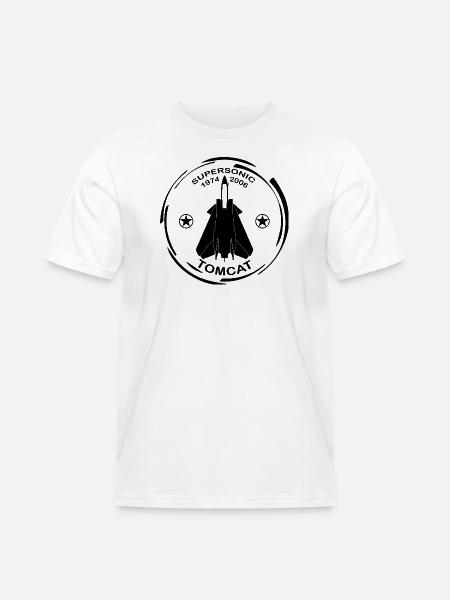 Plane F14 Tomcat - Men's Workwear T-Shirt - white