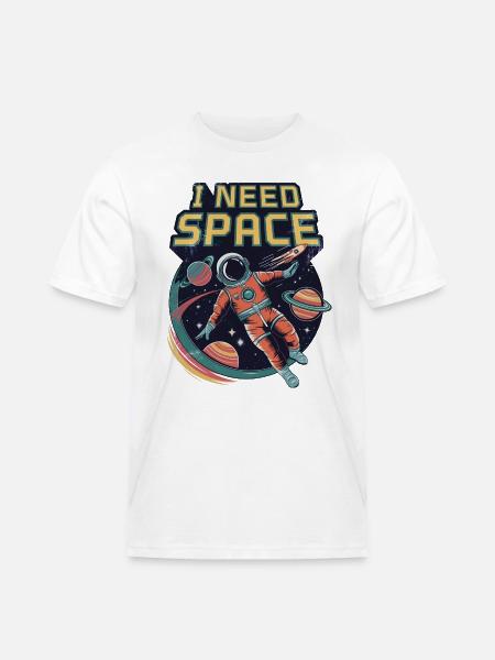 I Need Space - Men's Workwear T-Shirt - white
