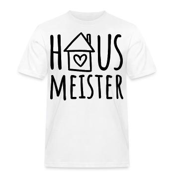 Hausmeister - Männer Workwear T-Shirt - Weiß - Vorne - AI Model Male 185 dark (185cm)