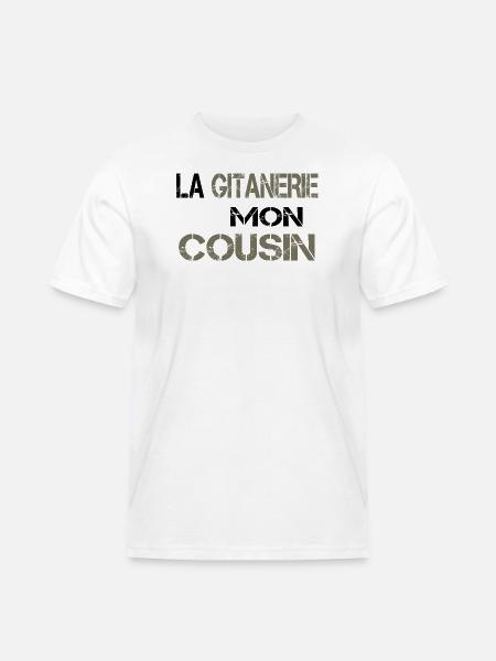 La gitanerie mon cousin - T-shirt Workwear homme - blanc