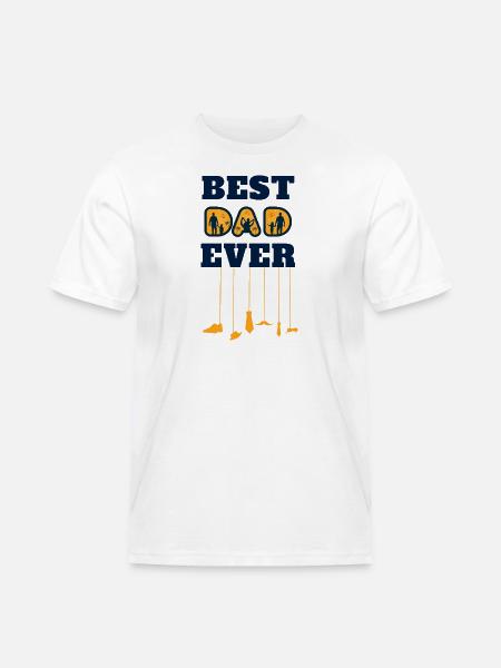 best dad ever - Men's Workwear T-Shirt - white