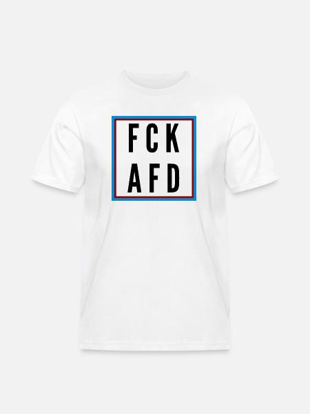 AFD Nein Danke! - Männer Workwear T-Shirt - Weiß