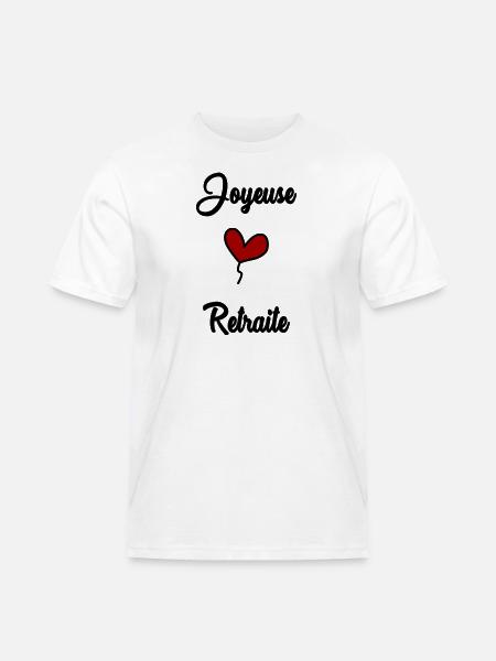 HAPPY RETIREMENT - Men's Workwear T-Shirt - white