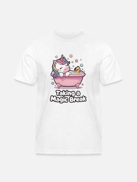 Taking A Magic Break - Men's Workwear T-Shirt - white