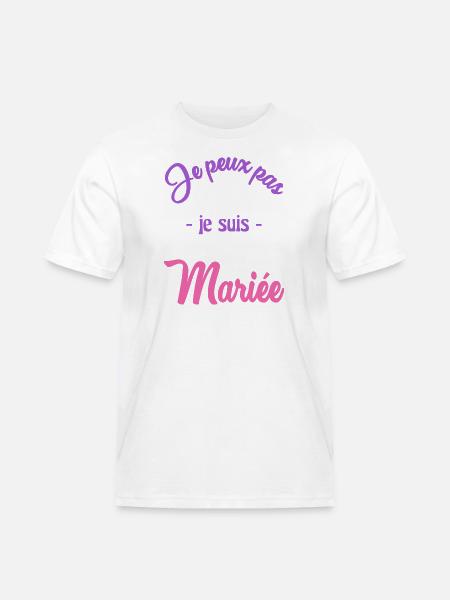 FUTURE MARIEE. EVJF. MARIEE - T-shirt Workwear homme - blanc