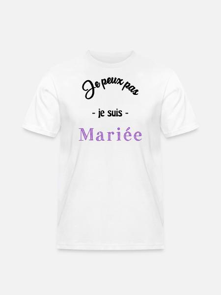 MARIEE. EVJF - T-shirt Workwear homme - blanc