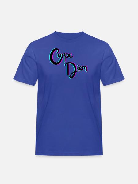 Carpe Diem - Men's Workwear T-Shirt - royal blue