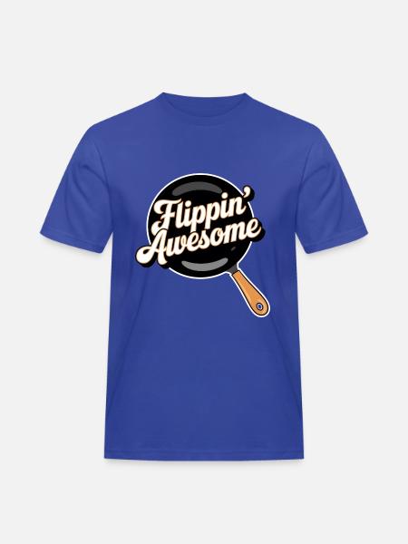 Flippin Awesome - Men's Workwear T-Shirt - royal blue