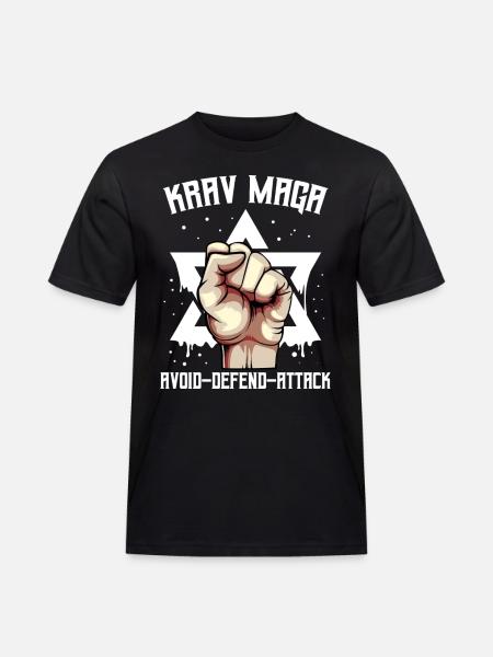 Krav Maga - Men's Workwear T-Shirt - black