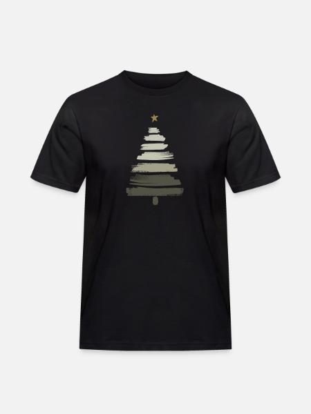 Christmas Tree - Men's Workwear T-Shirt - black