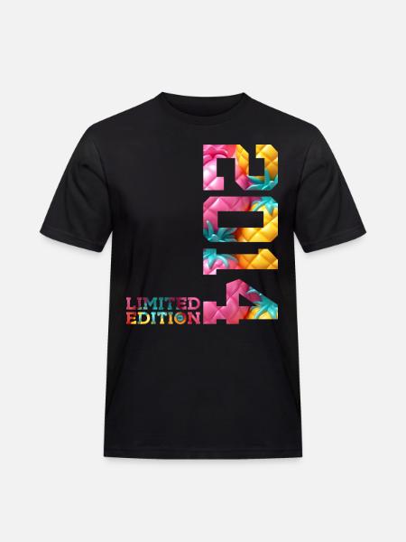 12TH BIRTHDAY LIMITED EDITION 2014 - Men's Workwear T-Shirt - black