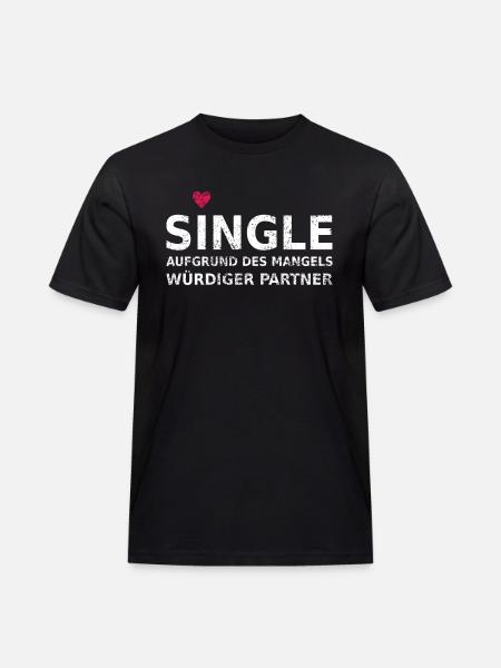 Single - Männer Workwear T-Shirt - Schwarz