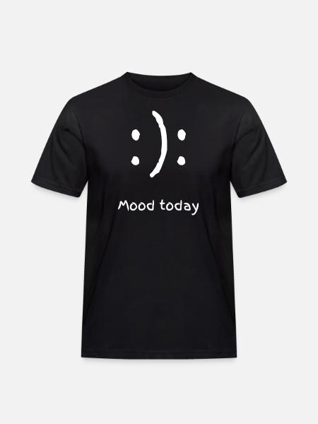 mood today - Men's Workwear T-Shirt - black