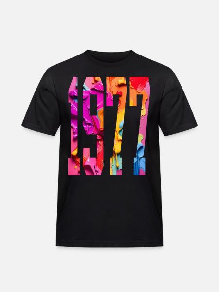 BUNT 49TH BIRTHDAY 1977 - Men's Workwear T-Shirt - black