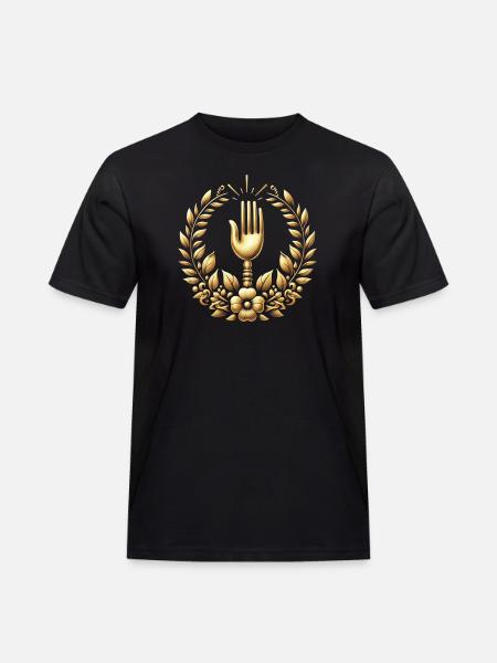 Gourmet Fork Logo - Men's Workwear T-Shirt - black
