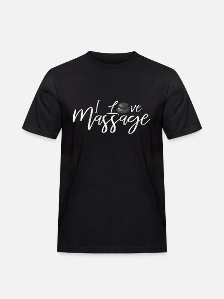 Massage - T-shirt Workwear homme - noir