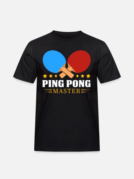 Ping-pong - T-shirt Workwear homme - noir
