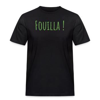 Fouilla vert - T-shirt Workwear homme - noir - Devant - AI Model Male 178 light (178cm)