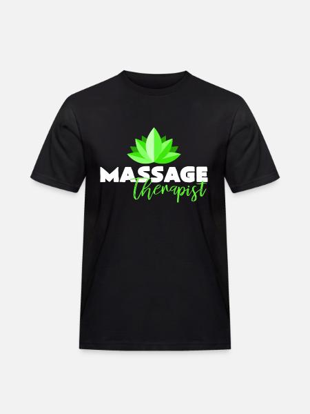 massage - Men's Workwear T-Shirt - black