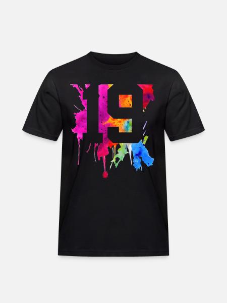 19 YEARS 19TH BIRTHDAY - Men's Workwear T-Shirt - black
