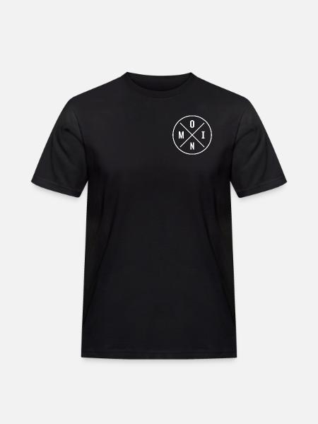 Moin - Männer Workwear T-Shirt - Schwarz