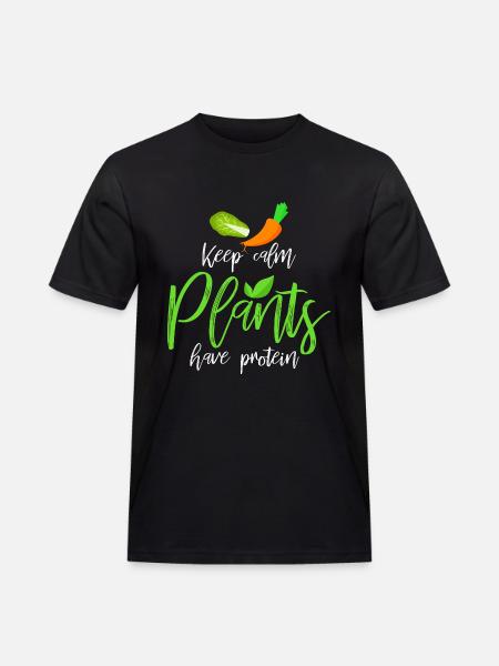 Vegan - Men's Workwear T-Shirt - black