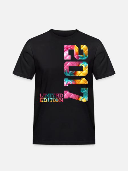 9TH BIRTHDAY LIMITED EDITION 2017 - Men's Workwear T-Shirt - black